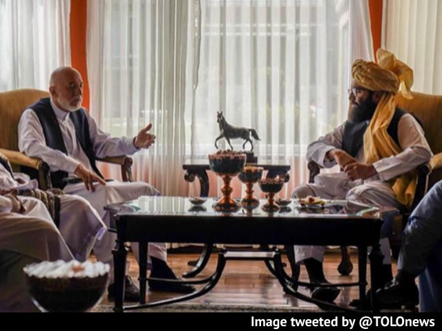 Taliban meet ex Afghan president Hamid Karzai in talks to form government