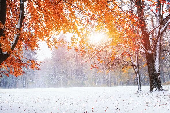UK September weather maps turn purple and show exact date first snow of ...