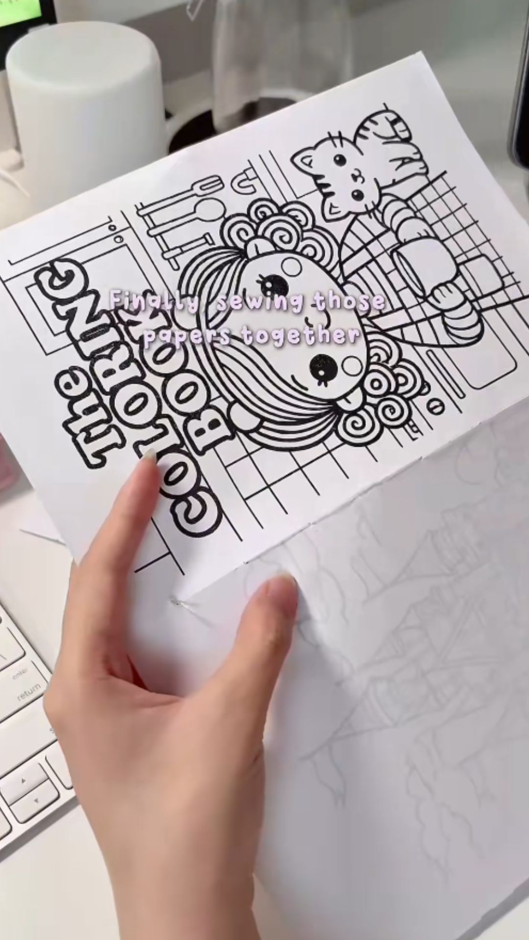 The simple craft idea for a relaxing coloring experience