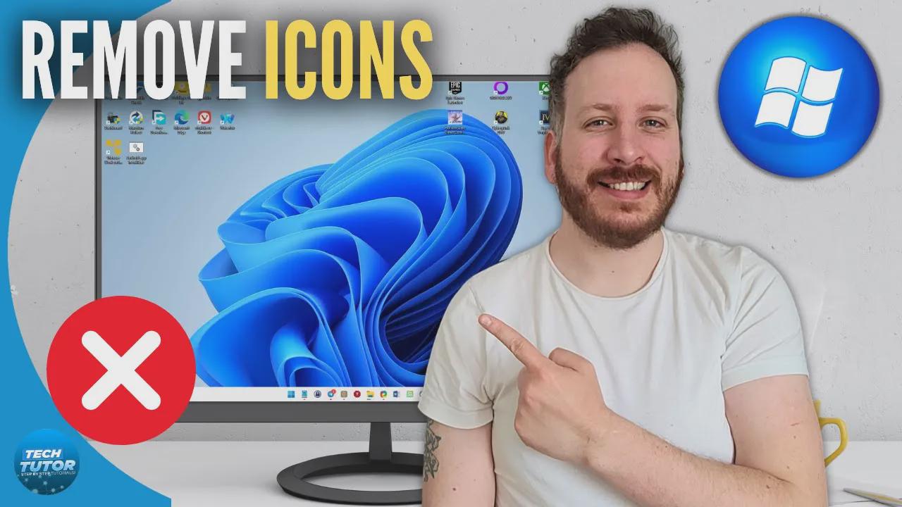 How to remove desktop icons in Windows 10 without deleting them