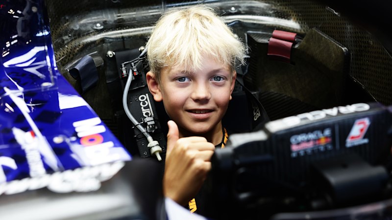 Red Bull sign legend's 11-year-old son as potential Verstappen replacement