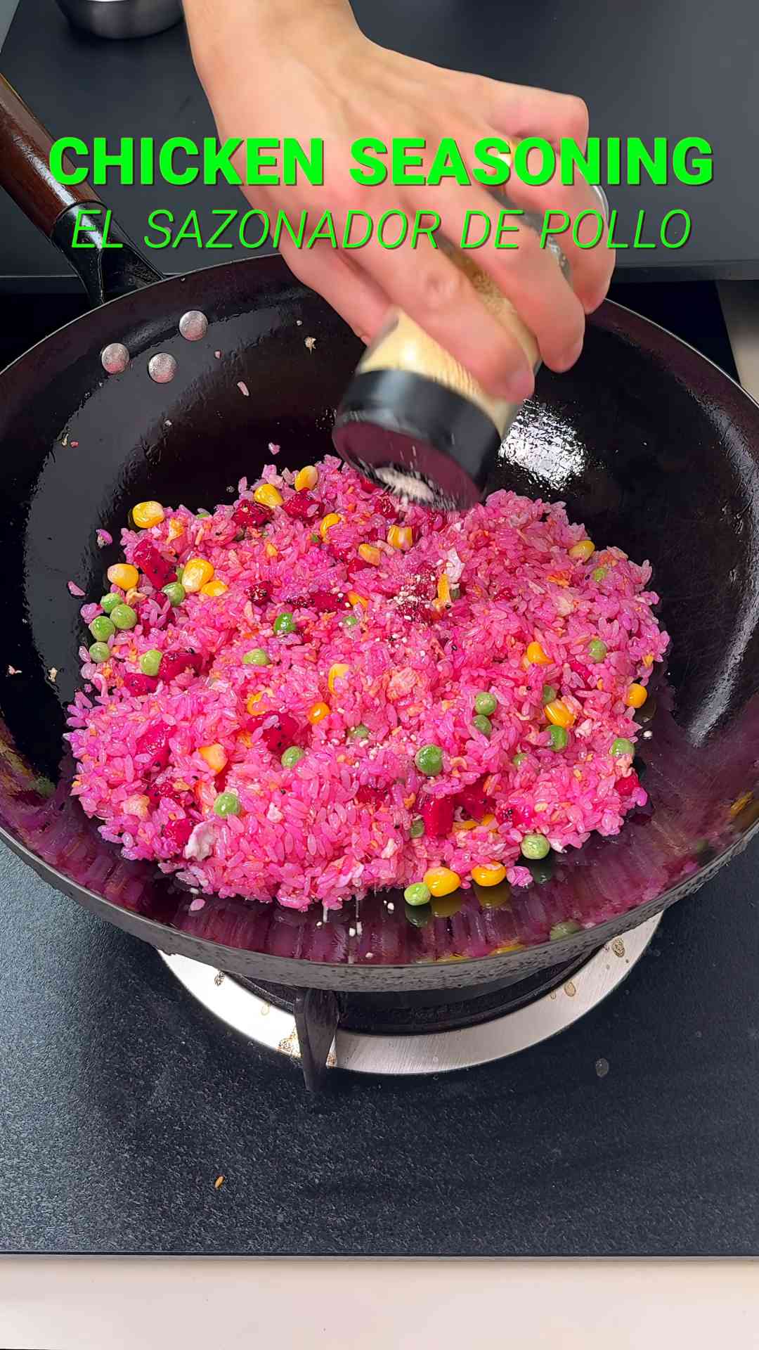 Dragon fruit fried rice with a unique twist
