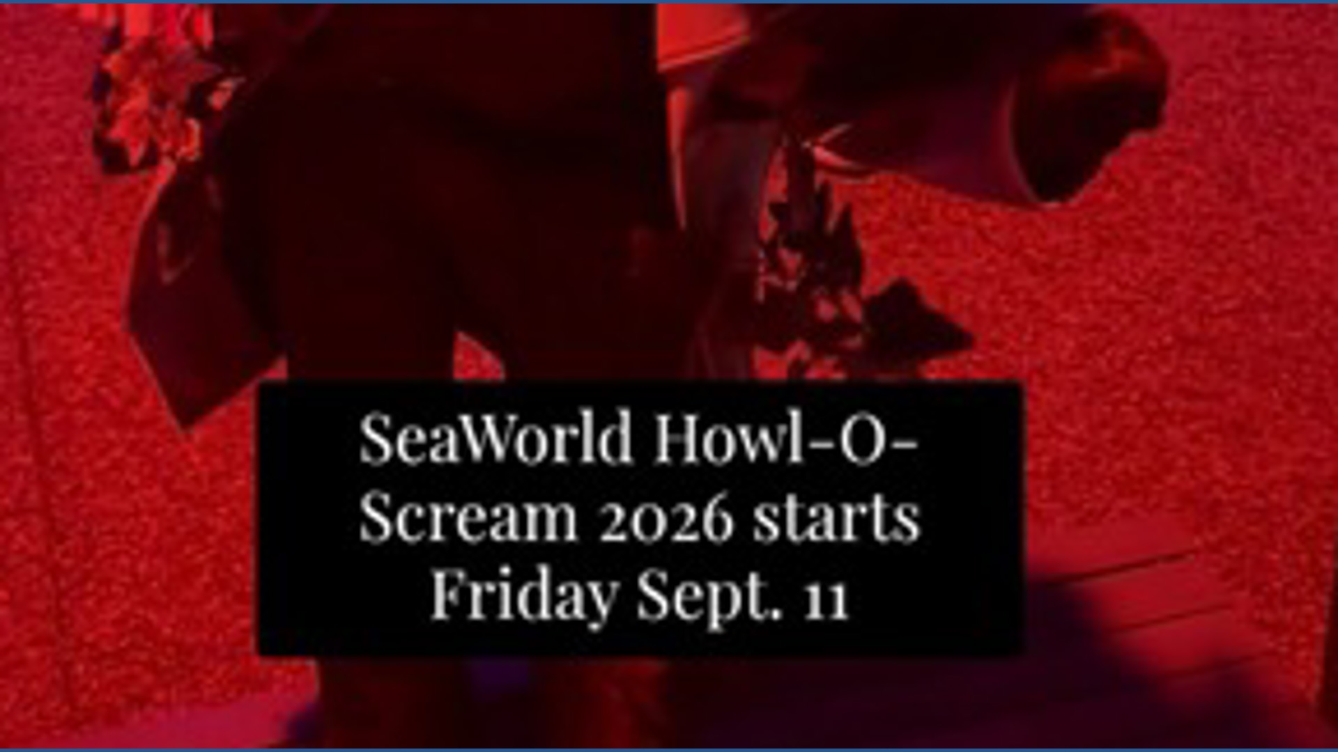 SeaWorld's Howl-O-Scream begins this week, celebrating 25 years of scares