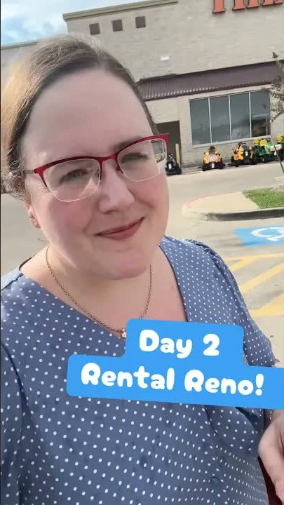 Rental unit flip - day 2 progress!