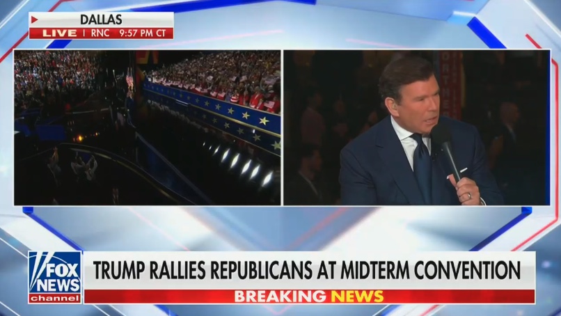 Bret Baier gushes over Trump's marathon ‘barn-buster' speech: ‘This is him energized'