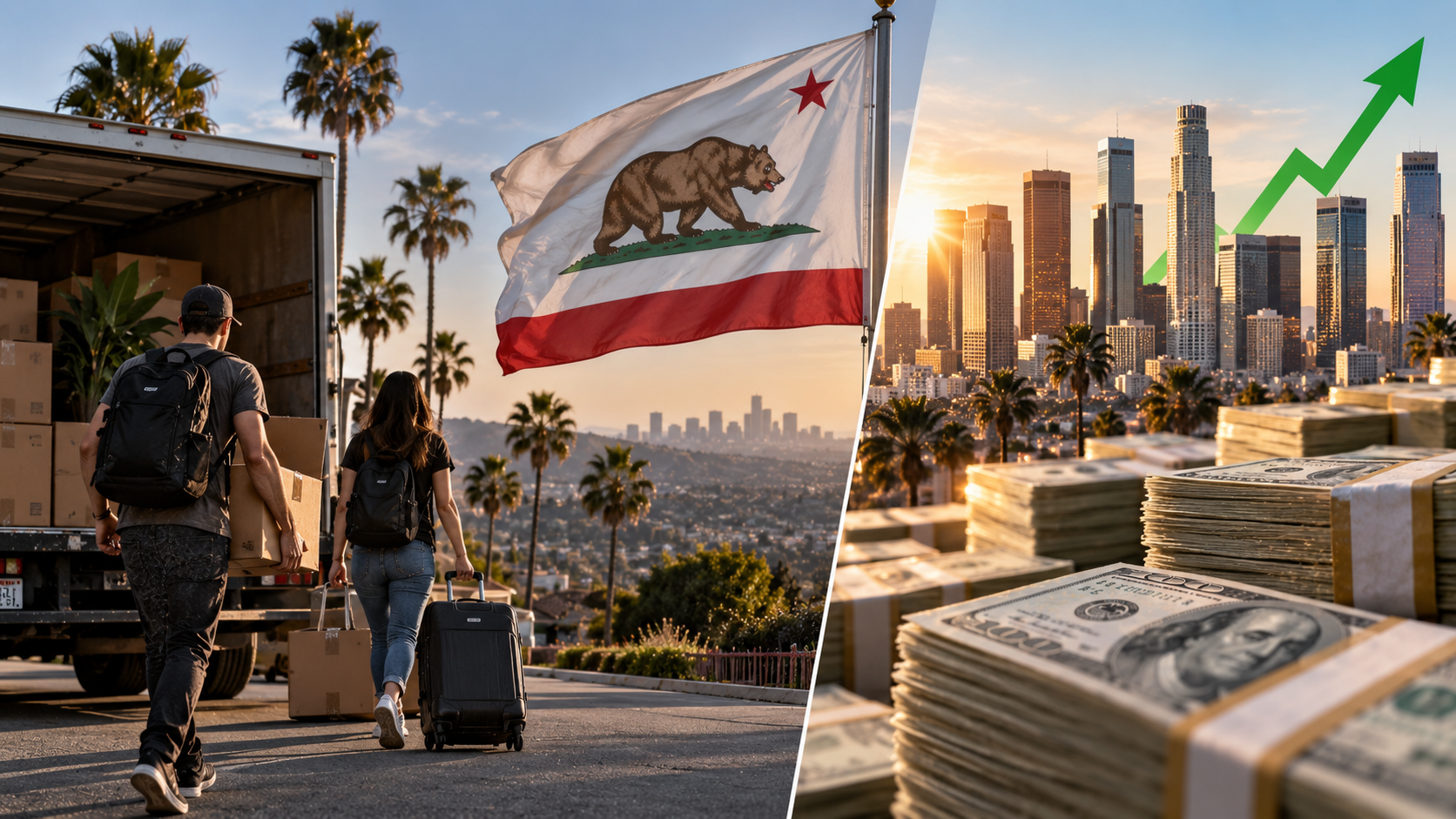 California Lost More Than 800 000 Residents Its Economy Somehow Added 