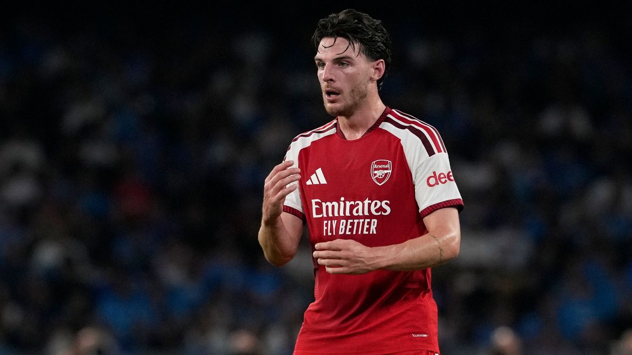 Arsenal's Declan Rice: Ready for another 60+ game season despite World ...