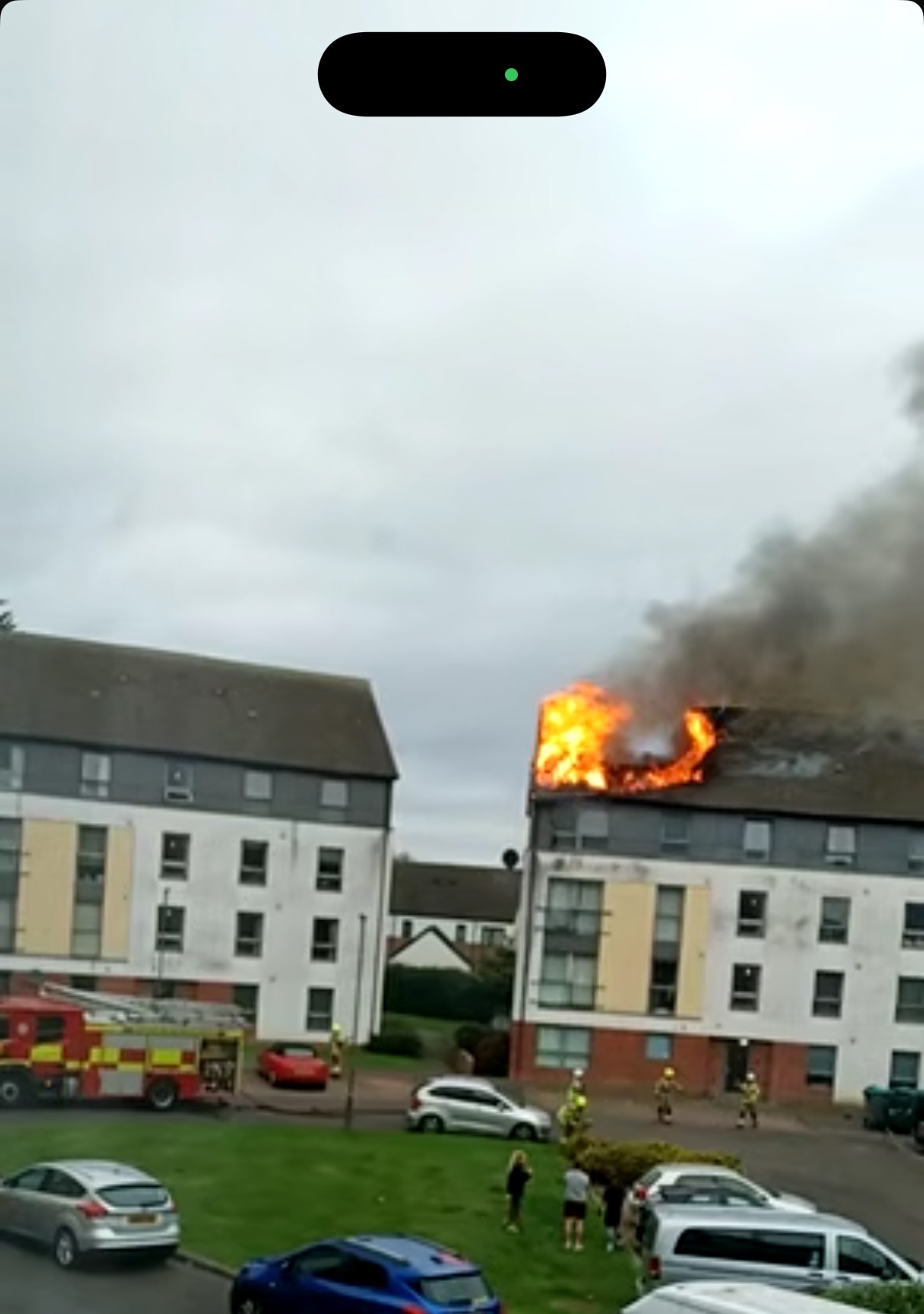 Edinburgh fire: Child and four adults rescued after roof destroyed in ...