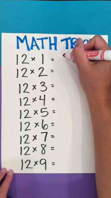 The simple math trick for multiplying by 12