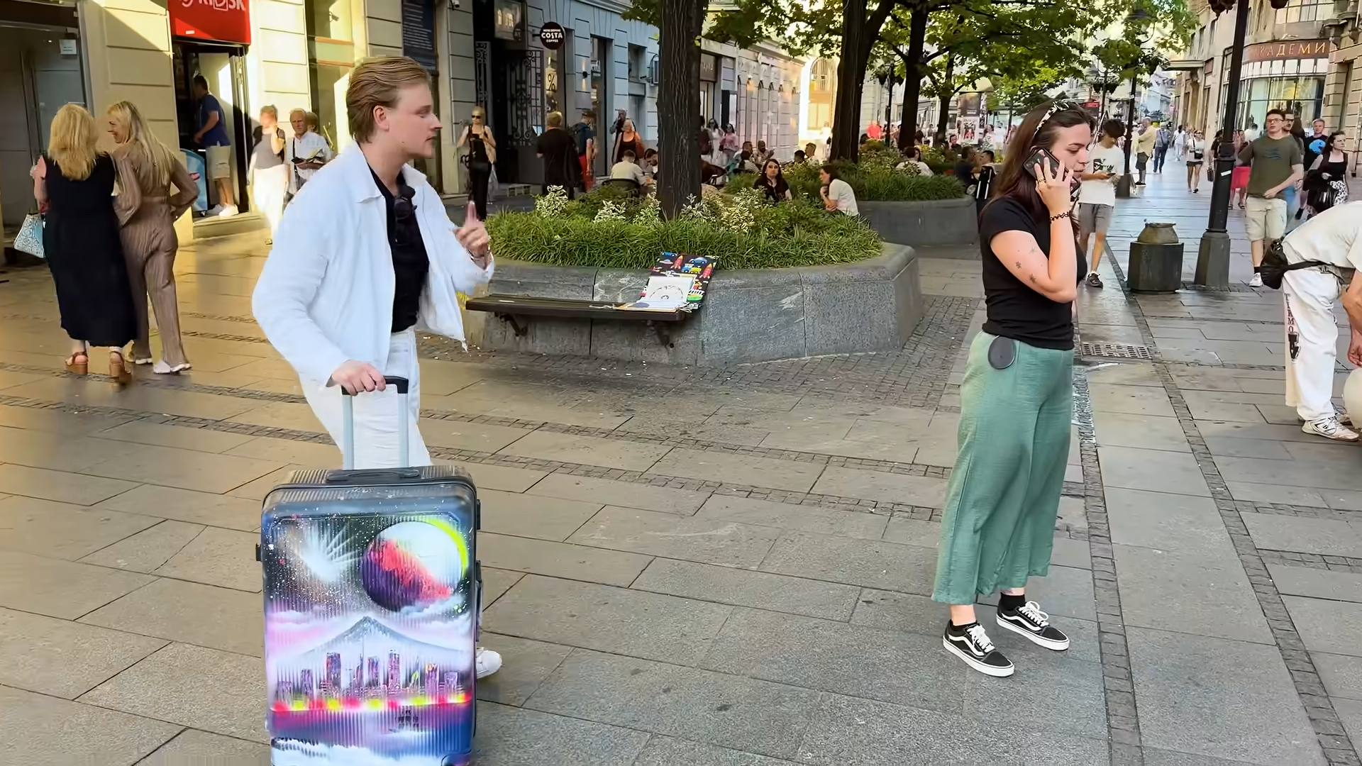 She thought her expensive suitcase was lost then told him, “You stole ...