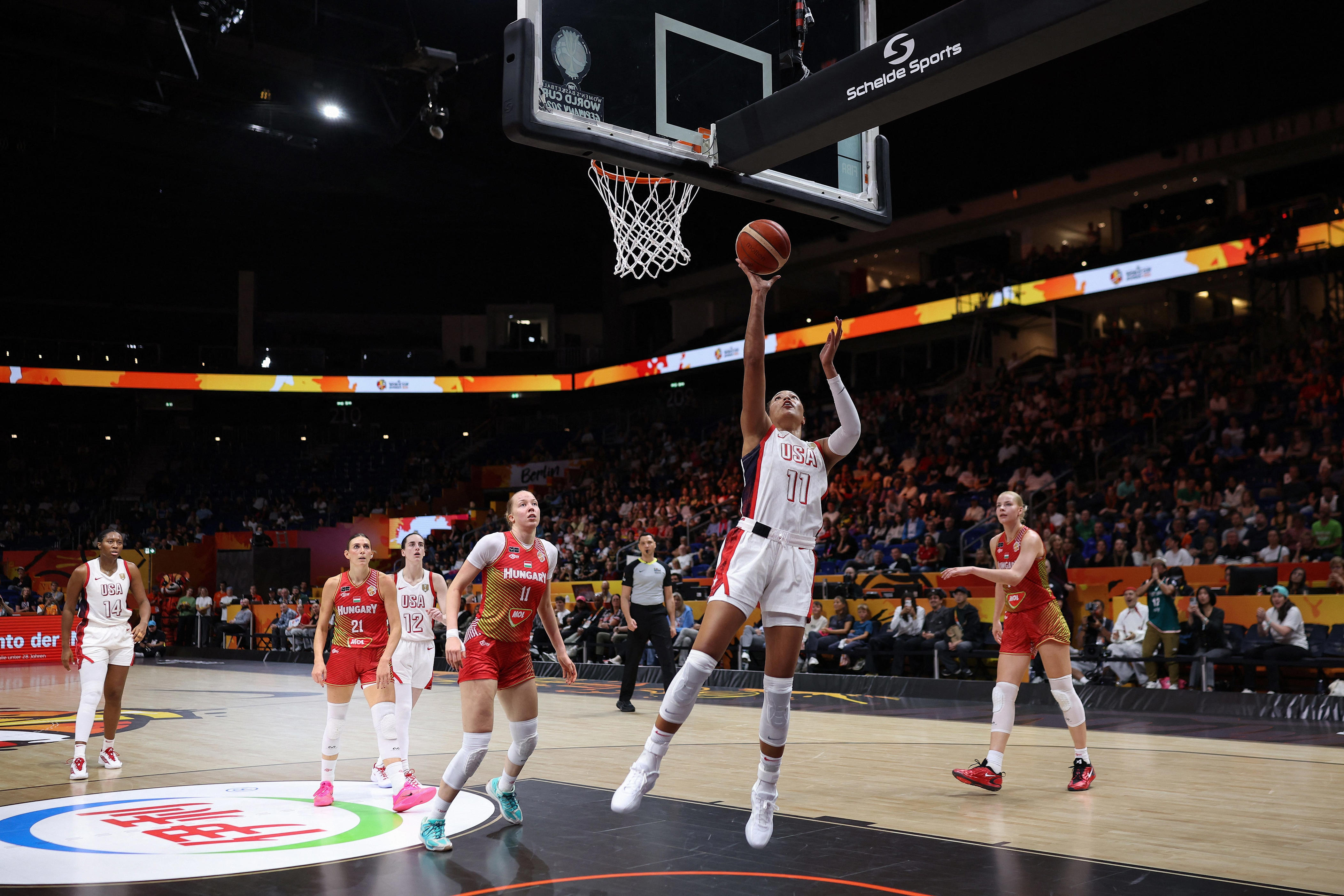 USA cruises past Hungary into semifinals at FIBA Women's World Cup: Highlights