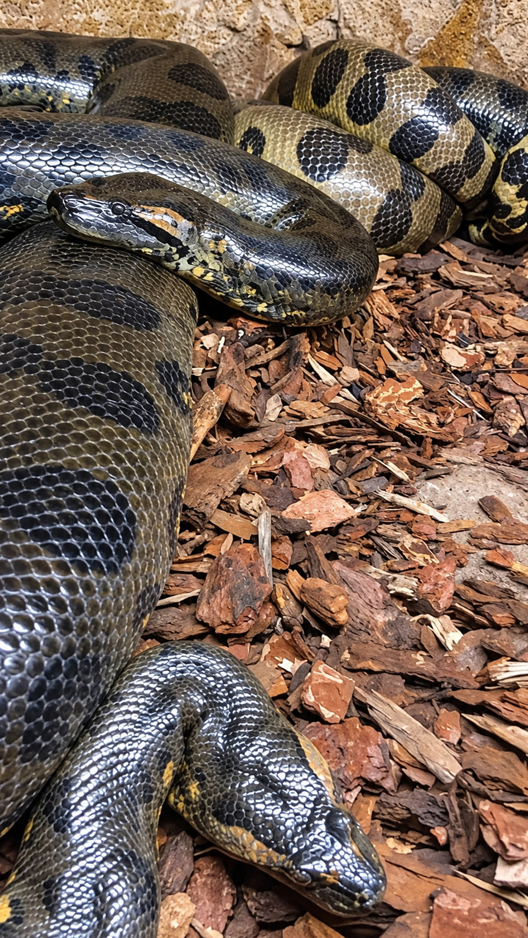 The unique breeding process behind giant green anaconda babies
