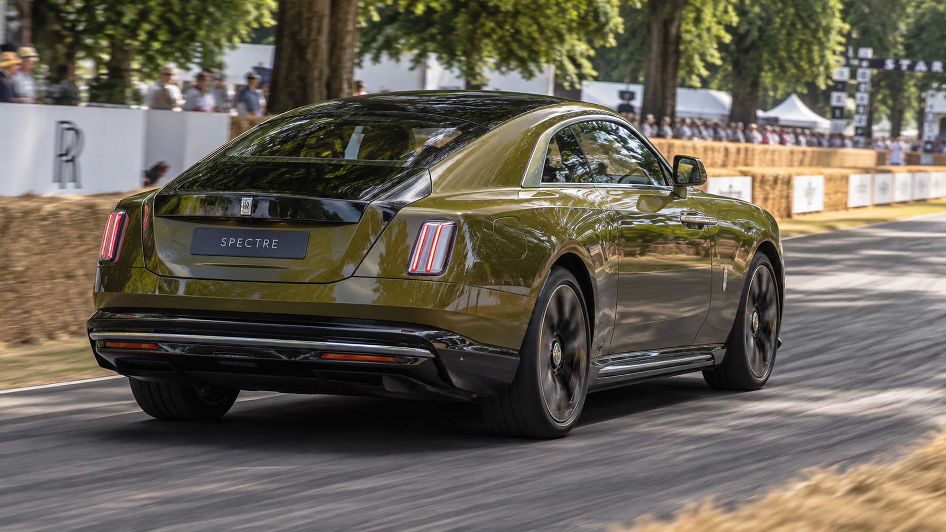 Rolls-Royce Spectre brings electric luxury to Goodwood