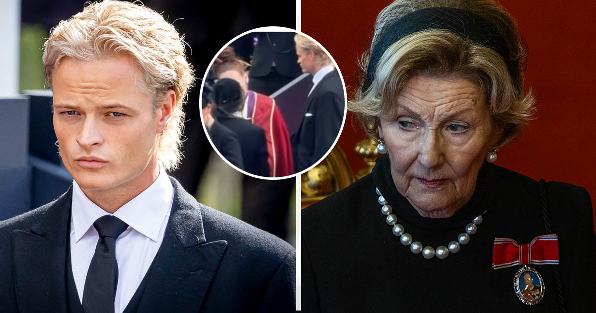 Stepson of Norway's king snubbed at royal funeral as he's hit with bishop's damning glare amid horror allegations