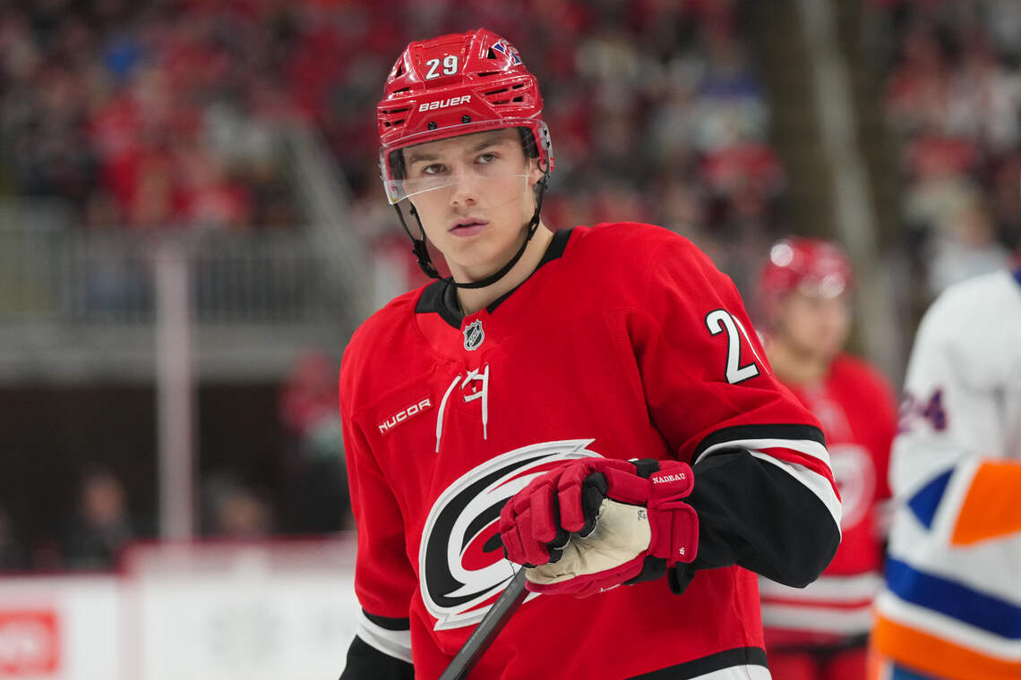 With Carolina Hurricanes' Seth Jarvis out of the lineup, who is the next man up?