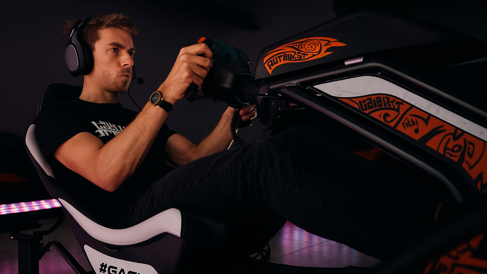 The supercar collection and simulator at Pierre Gasly’s home