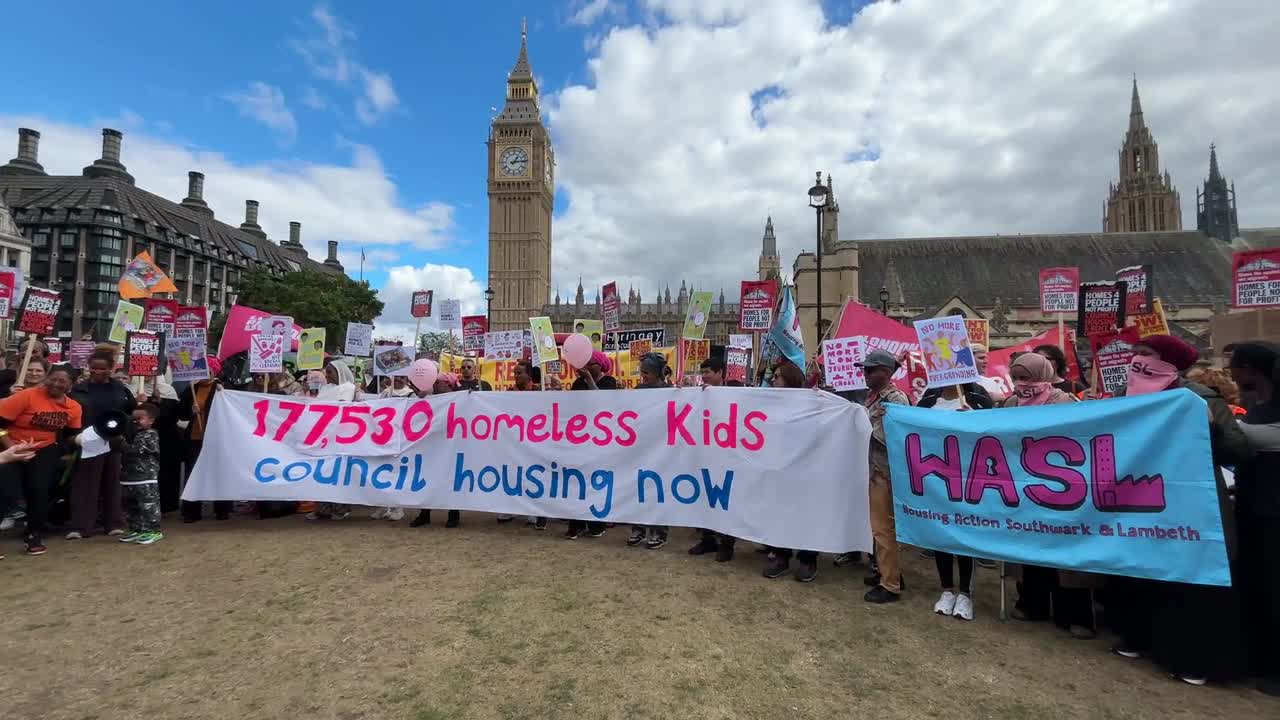 Fix the housing crisis! - Protesters demand action in London