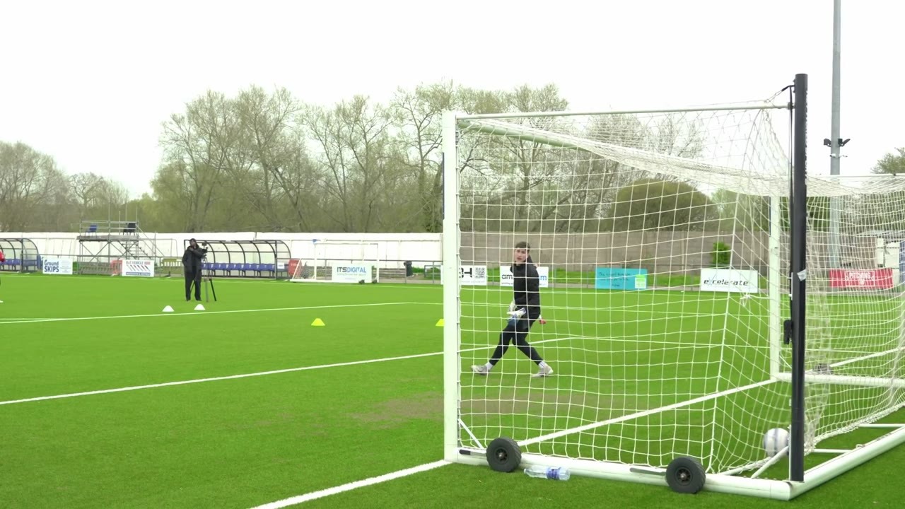 The best non-league striker put his finishing to the test