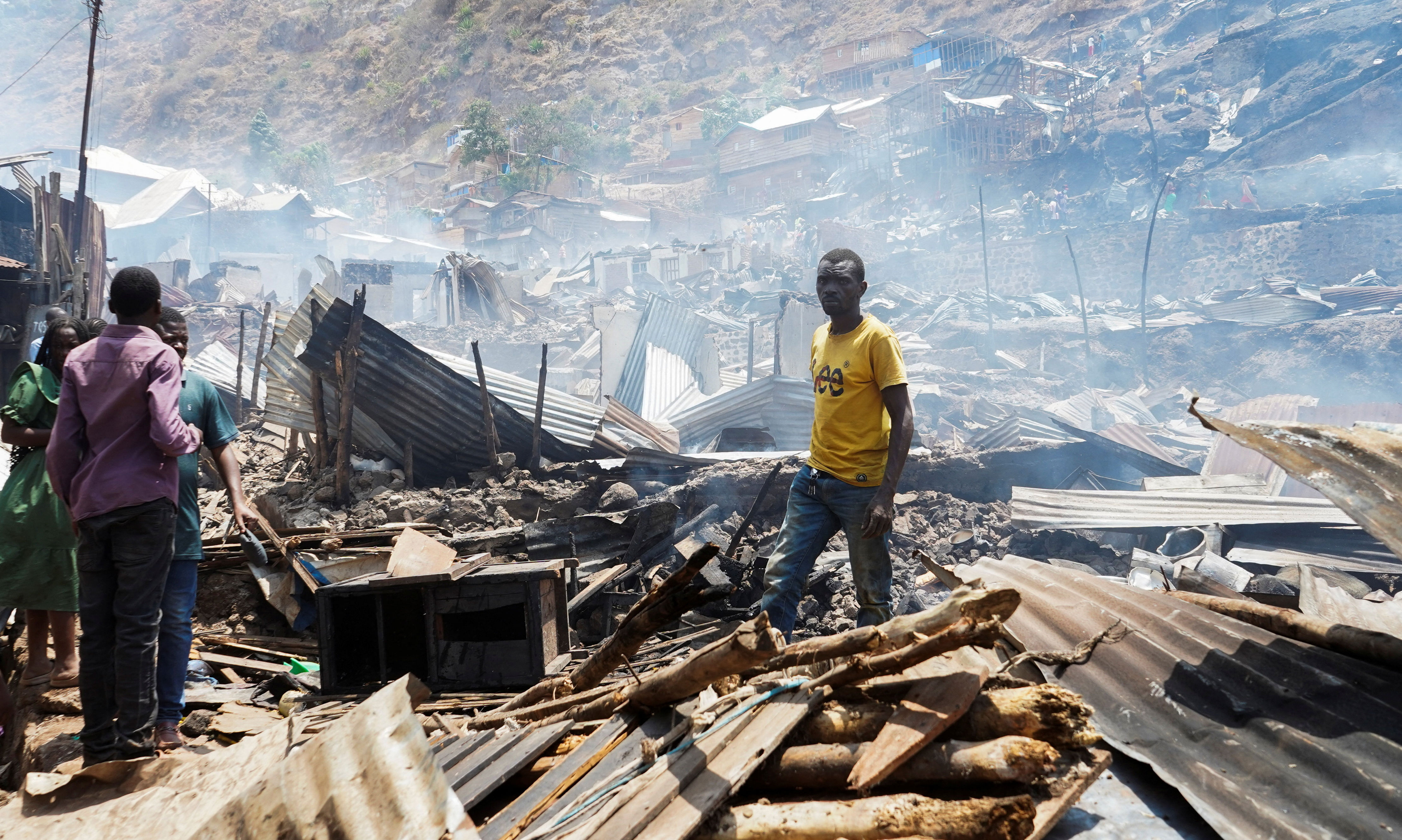 At least 20 killed in school fire in rebel-held DR Congo city