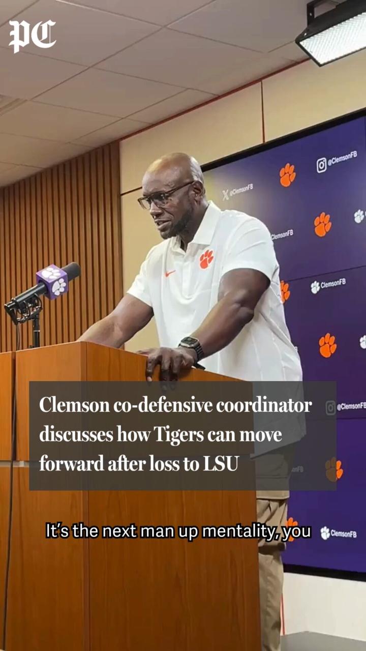 Clemson co-defensive coordinator discusses how Tigers can move forward ...