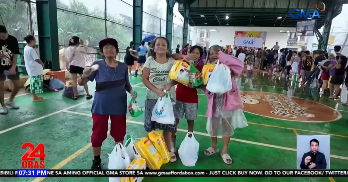 5K flood-hit residents in Olongapo receive aid from GMA Kapuso Foundation