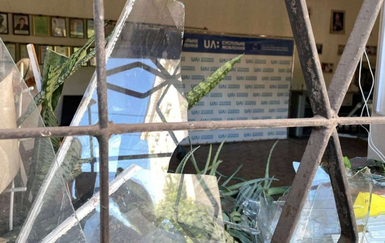 Russian attack damages Ukrainian public broadcaster's building in ...