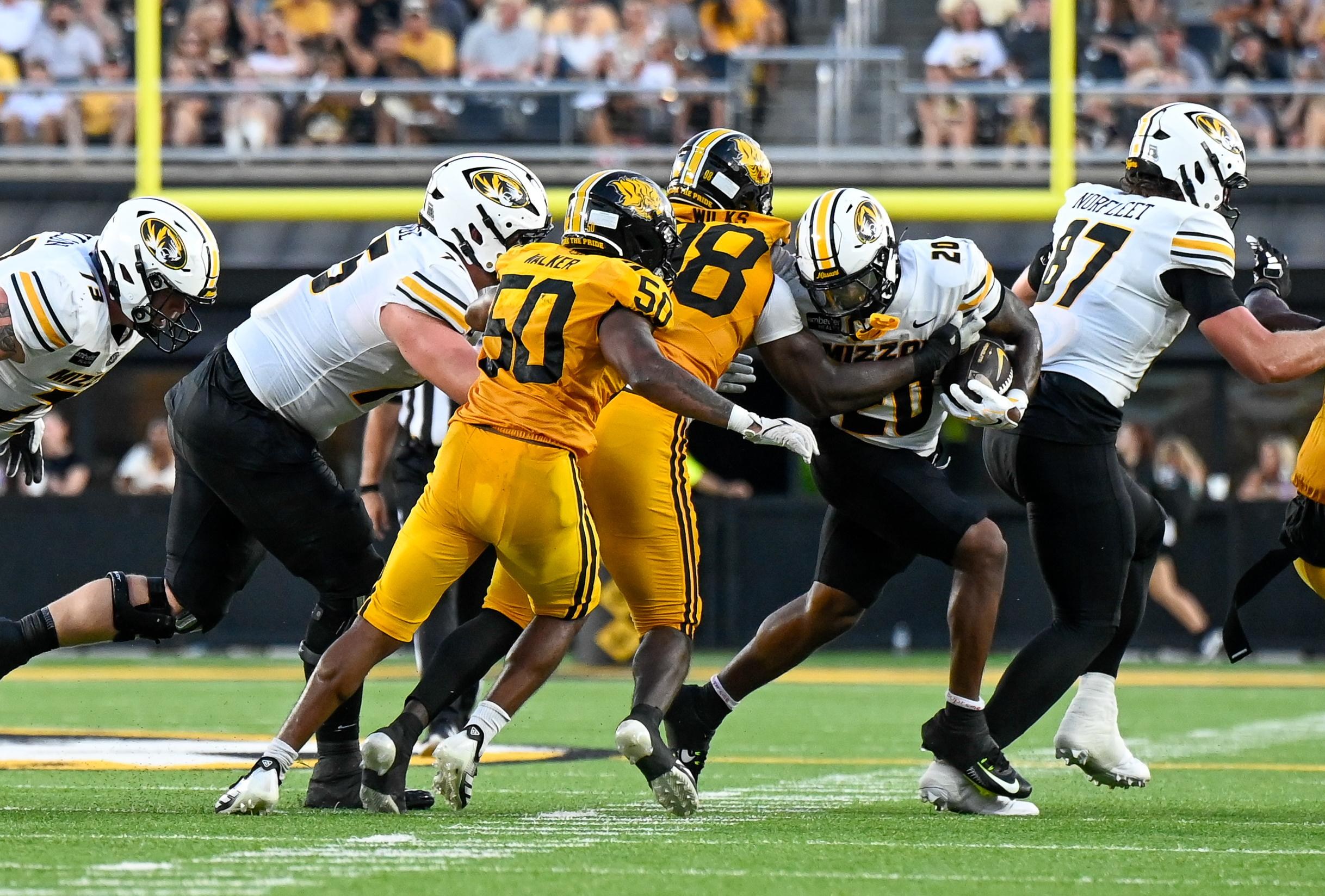 Mizzou run game looks to lift efficiency following season opener