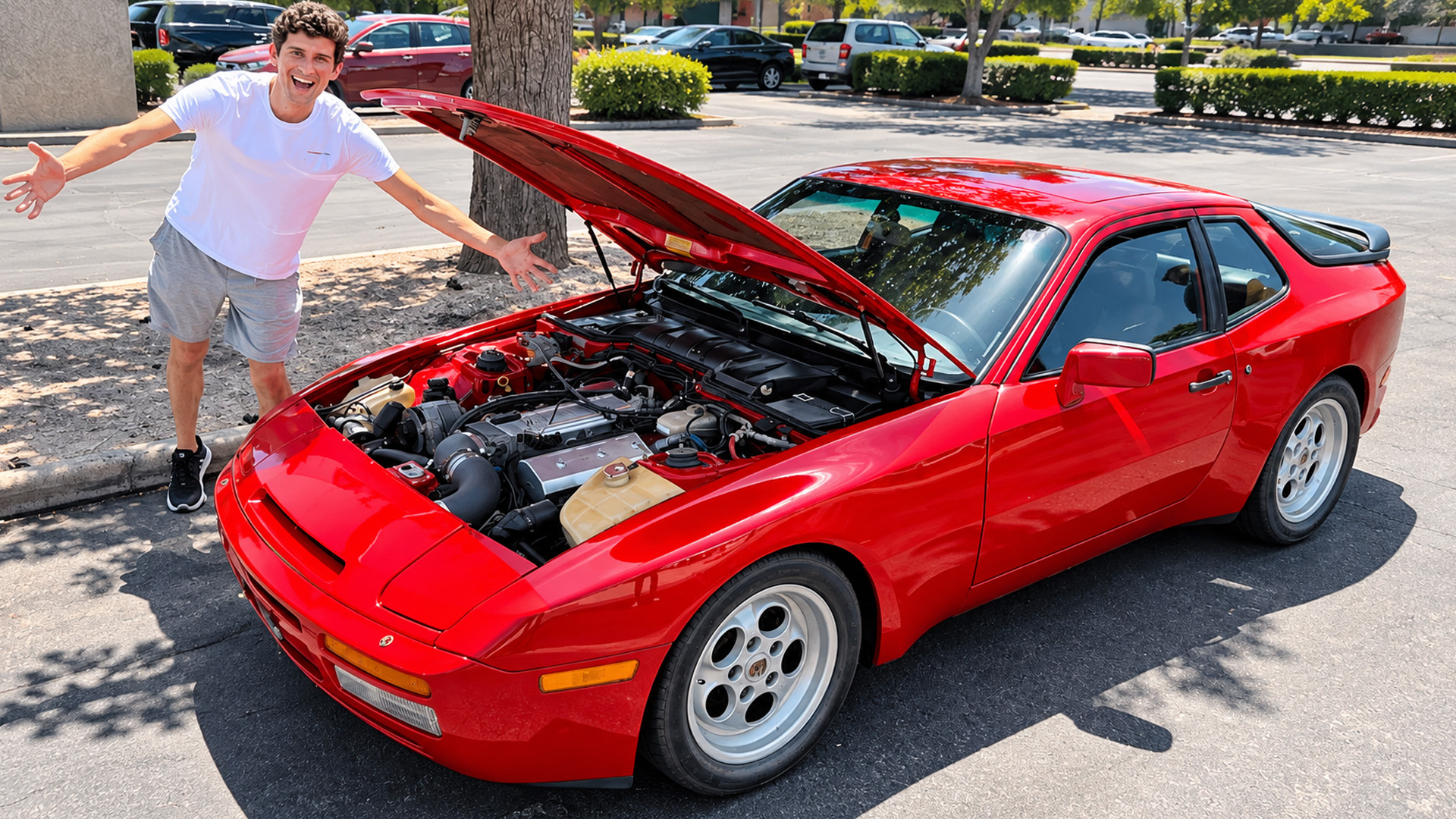 400 HP Chevy V8 swapped Porsche 944 Turbo auction find