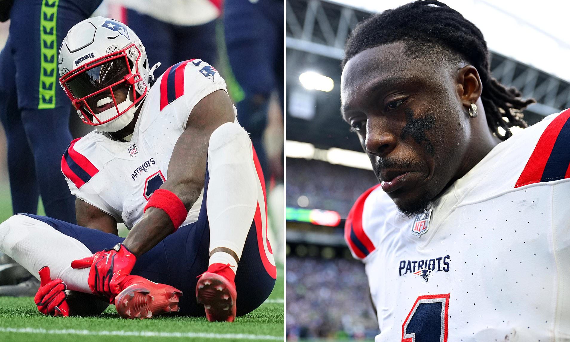 AJ Brown will miss time for the Patriots but star receiver faces anxious wait