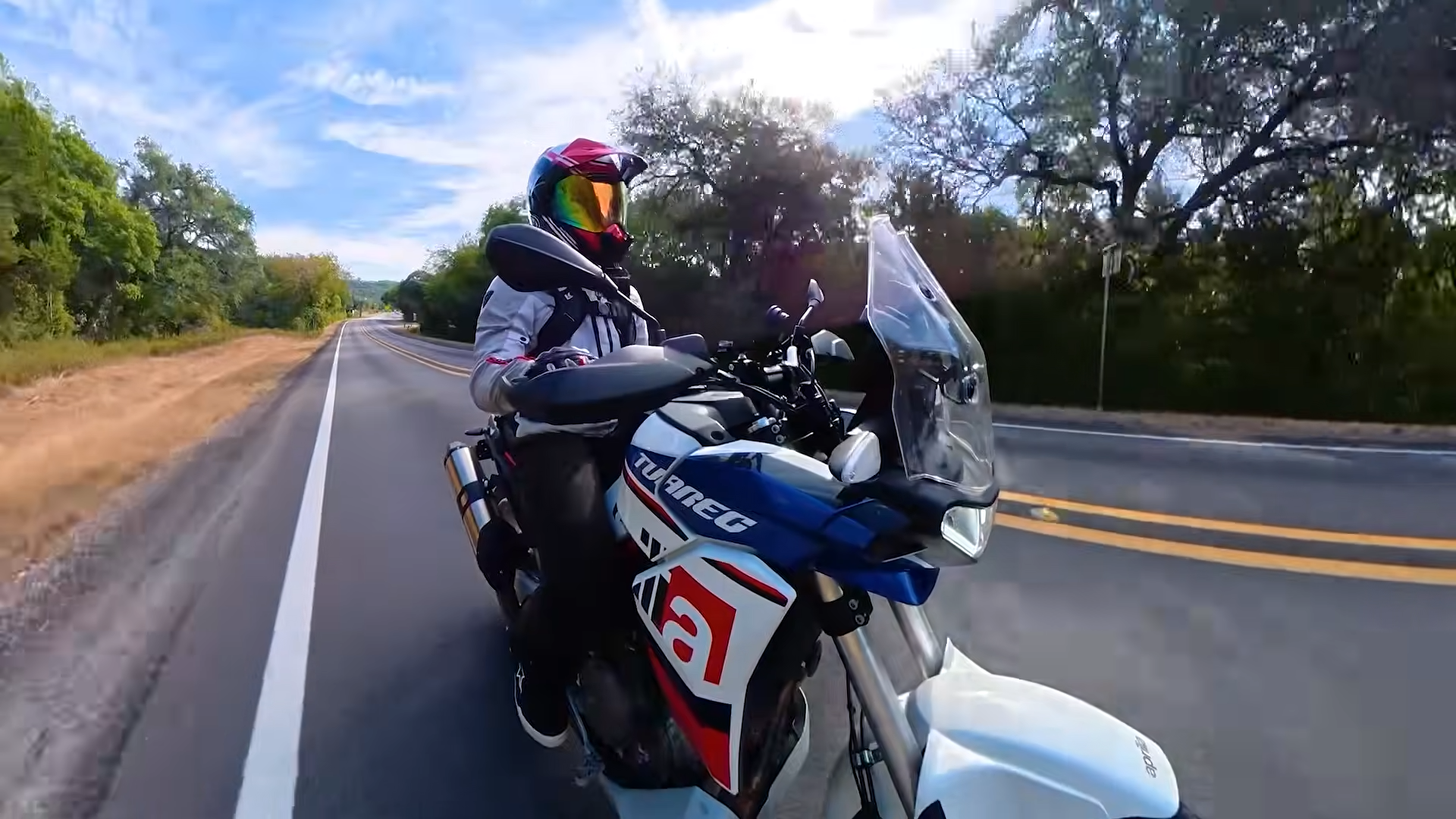 This 80HP Aprilia Tuareg 660 replaced my Ducati after 6½ years