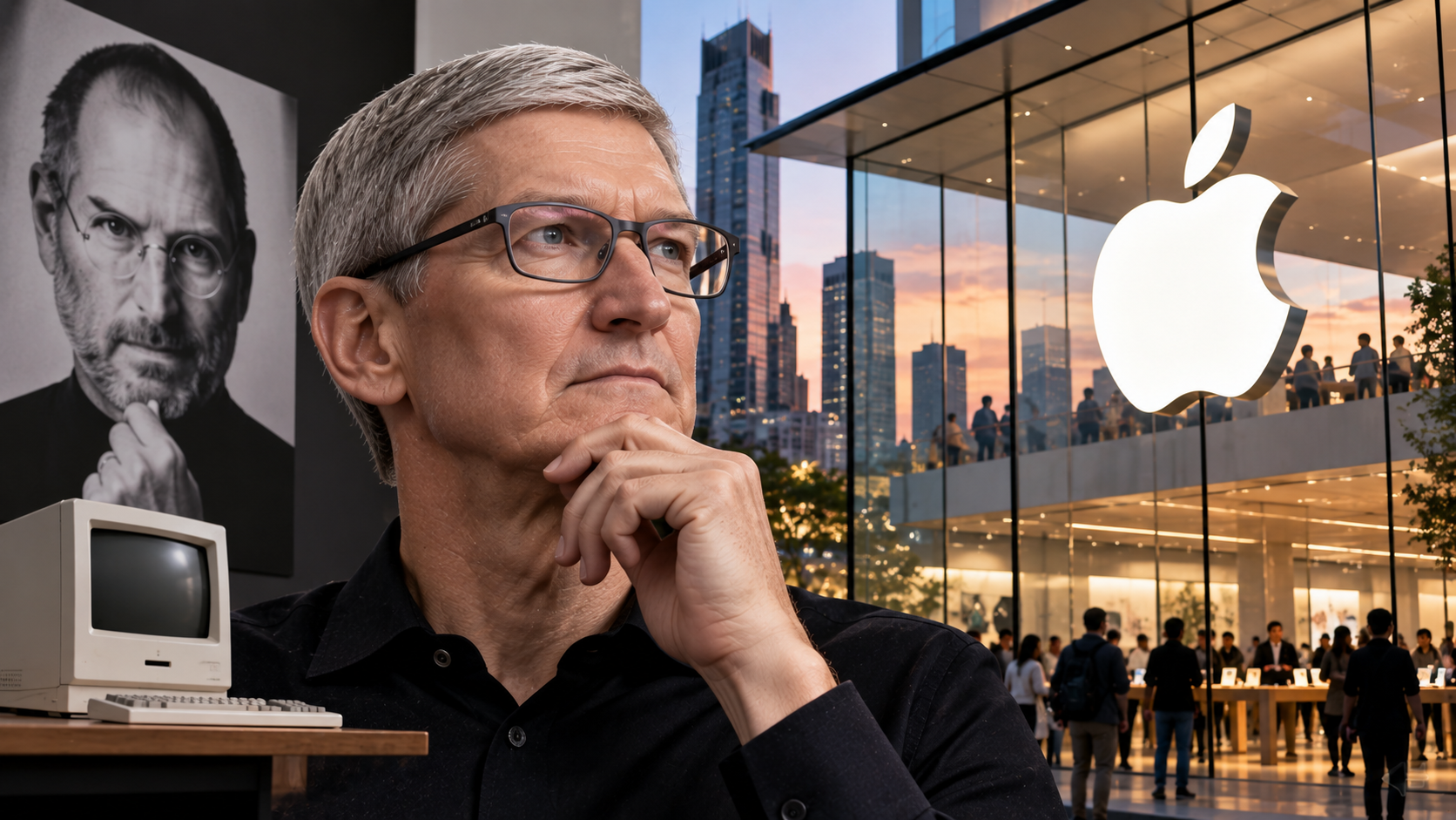 Tim Cook took Apple from $350 billion to $4.7 trillion - the CEO ...