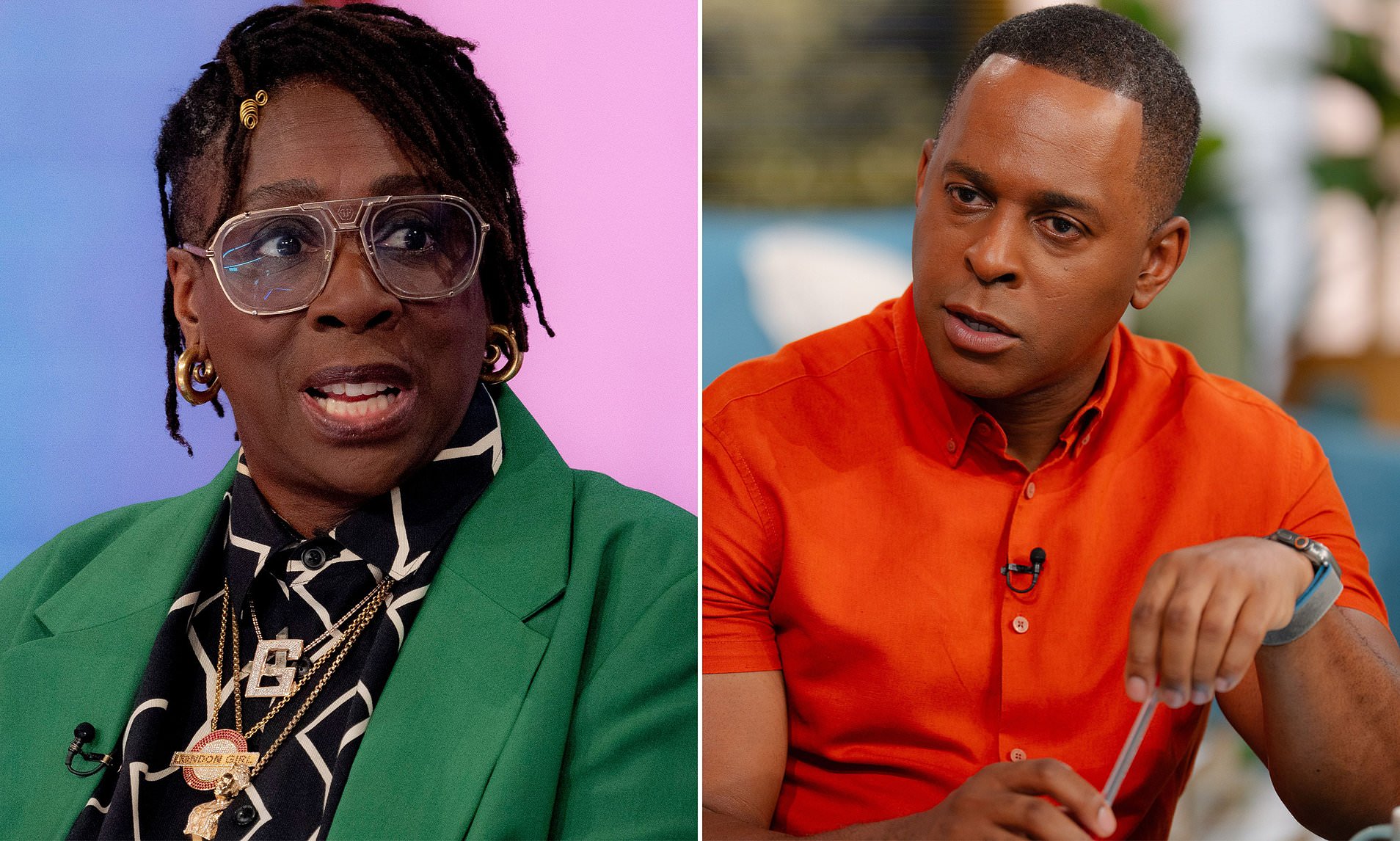 Comedian Gina Yashere roasts Andi Peters over his reaction to Miriam Margolyes' racial slur