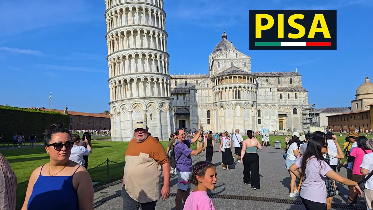 Pisa city walk 4K 6 minutes in the heart of Italy [Tuscany]