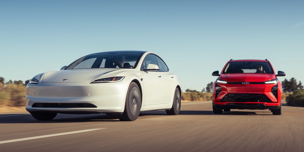 Comparison test: The 2027 Chevy Bolt gets a lot right, but the Tesla Model 3 does even better
