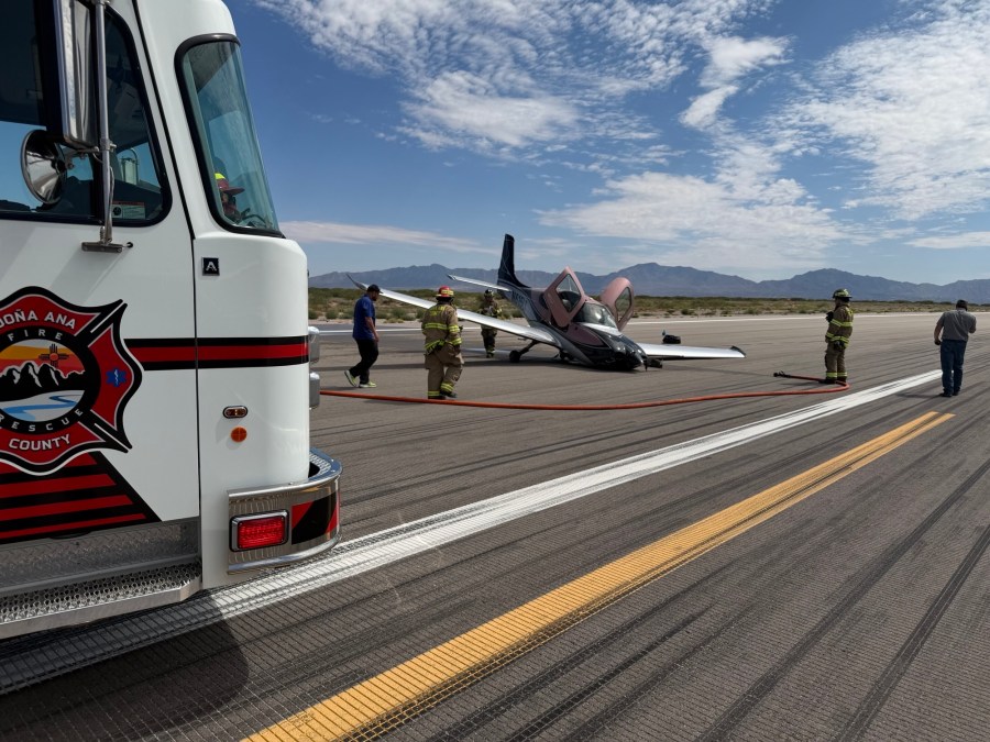 Plane crash reported at Dona Ana County International Jetport