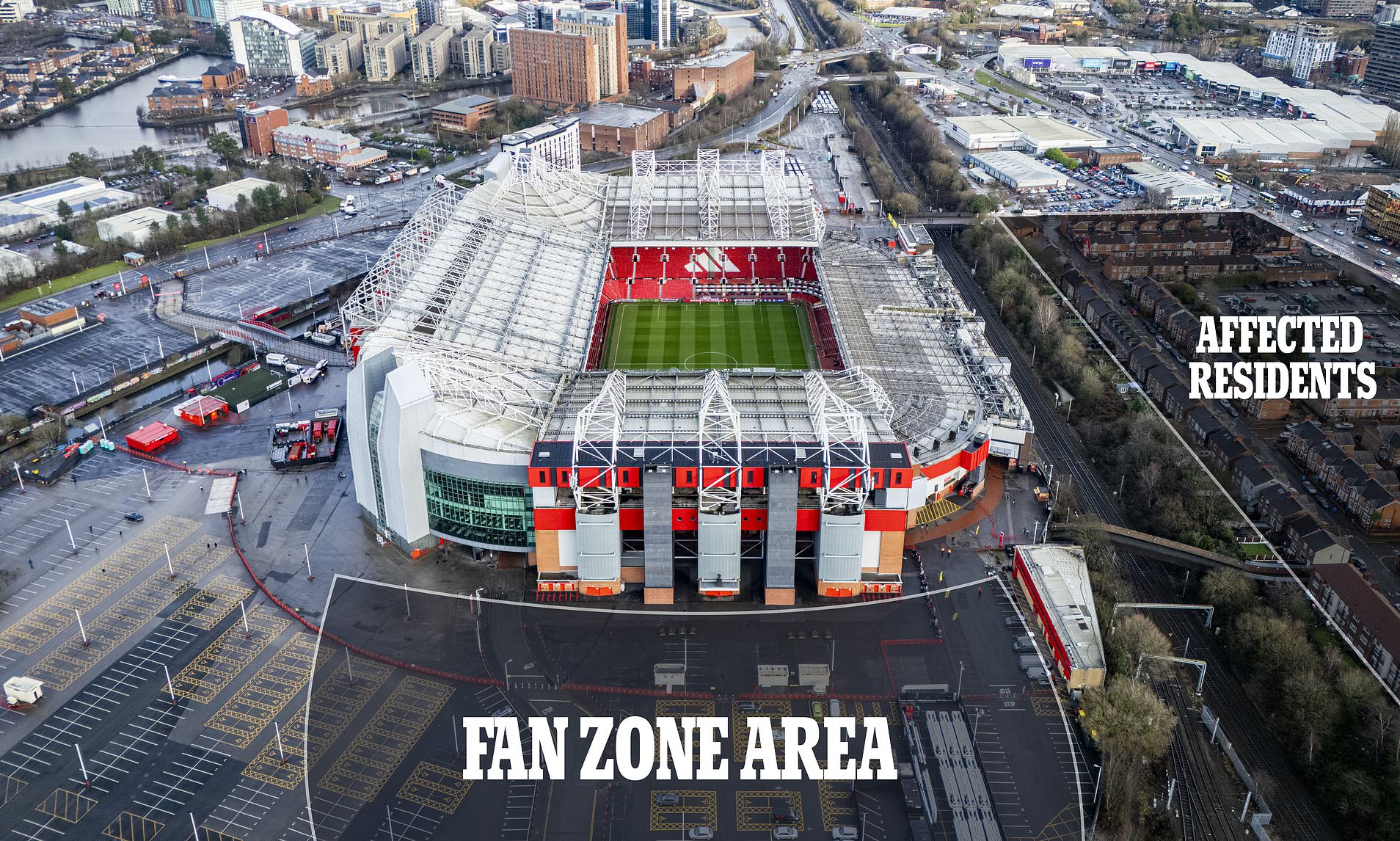 Manchester United facing another protest as furious local residents hit back over fanzone plans