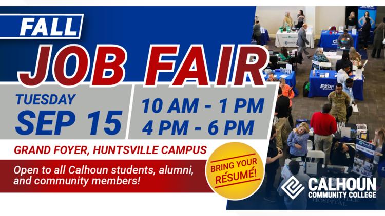 Calhoun Community College fall job fair