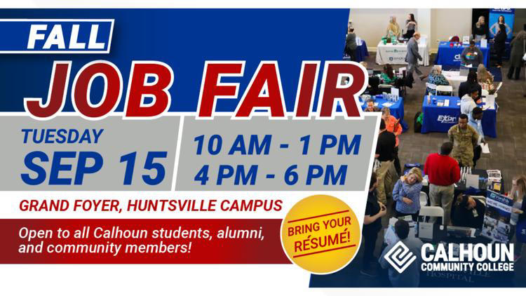 Calhoun Community College fall job fair