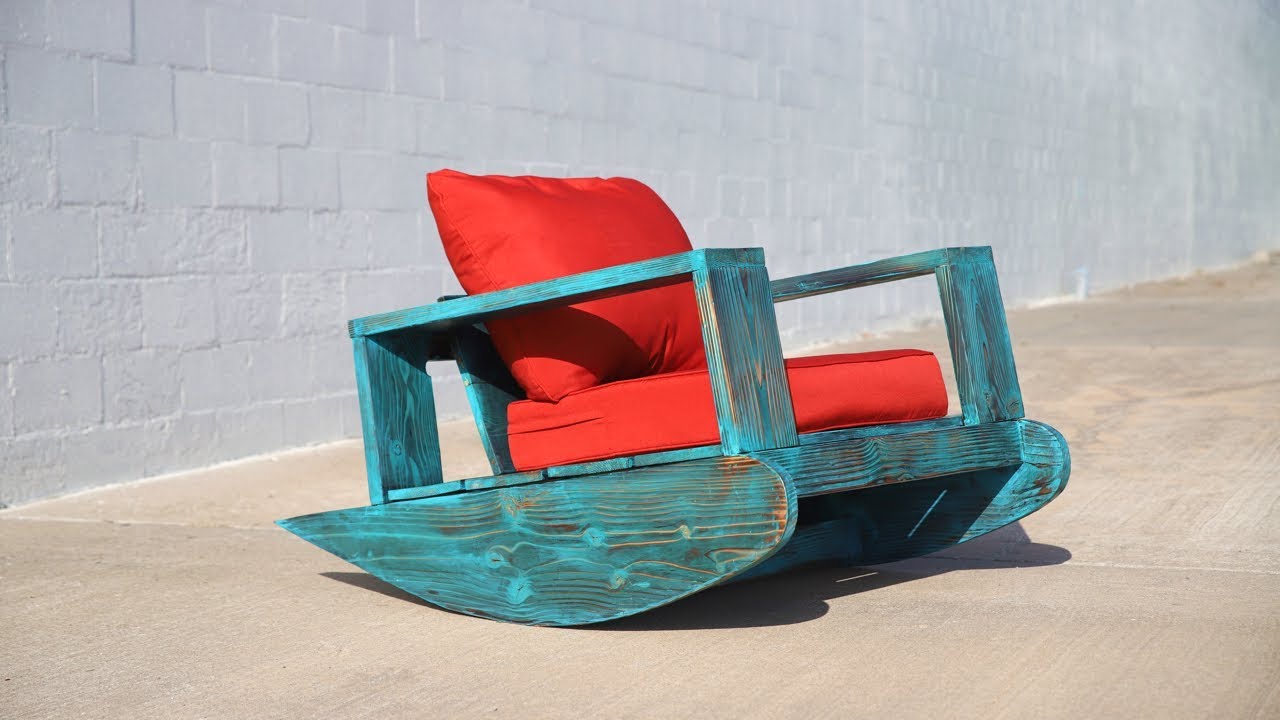 Build an outdoor rocker in 1 day 🔥