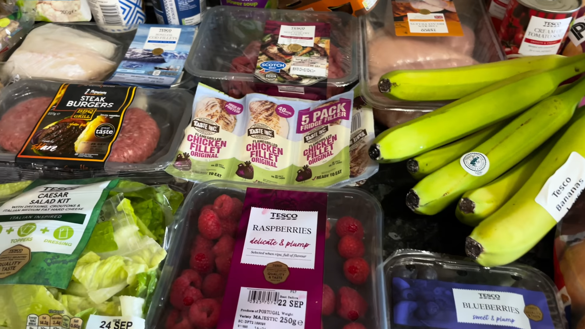 Inside a real weekly Tesco grocery haul in Scotland