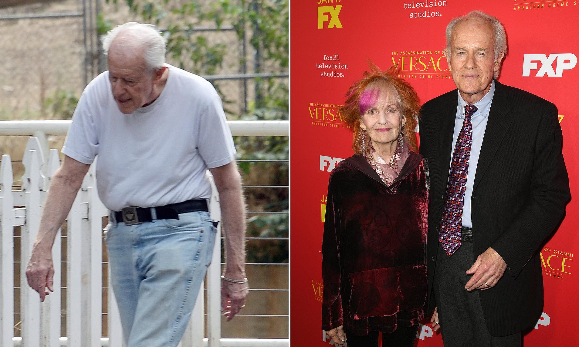 M*A*S*H star Mike Farrell seen on public outing two weeks after death of his wife Shelley Fabares