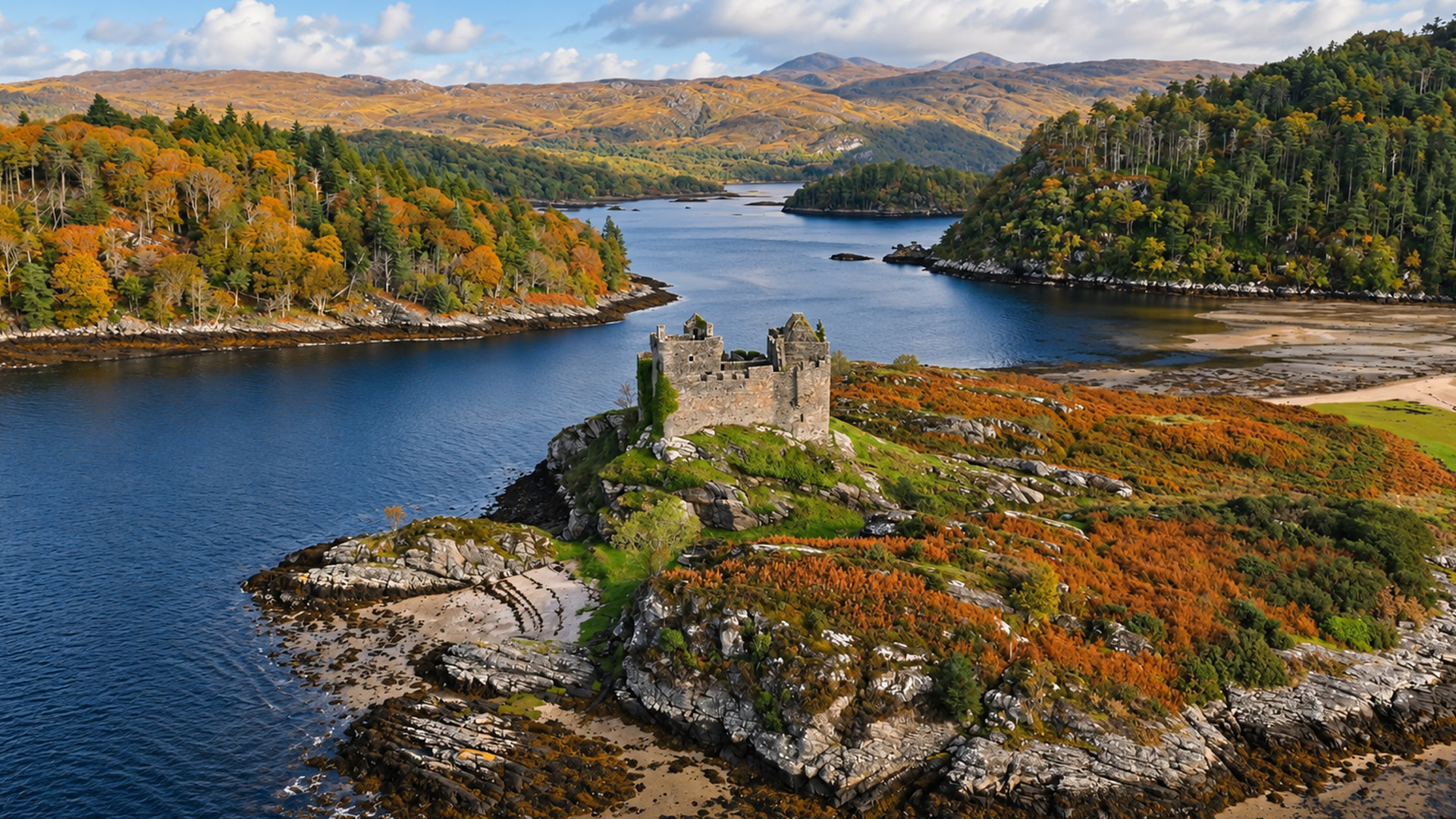 Centuries of conflict left this Scottish castle in ruins