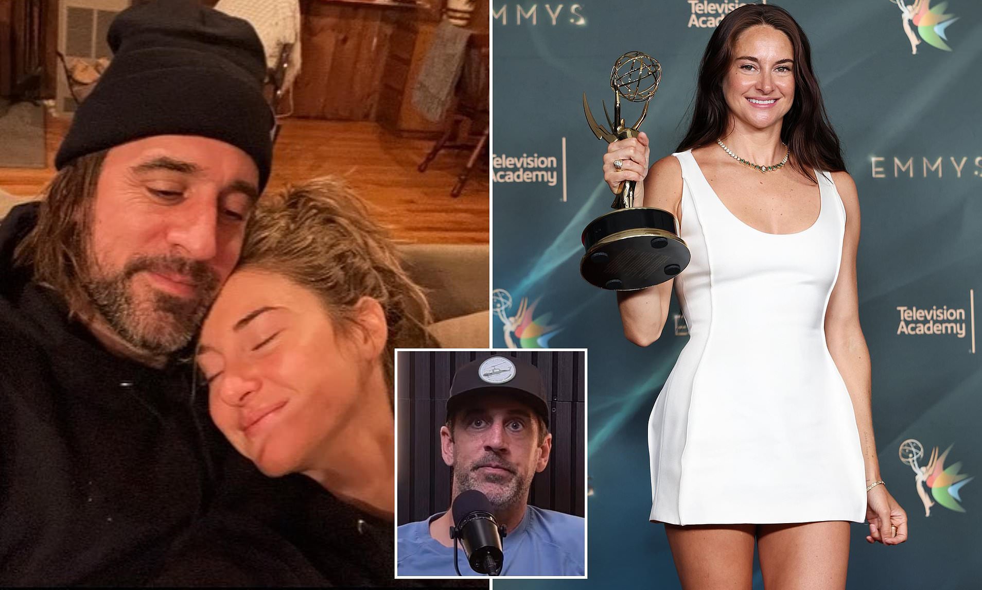 Aaron Rodgers claims ex-fiancee Shailene Woodley asked to sleep with another man before their split