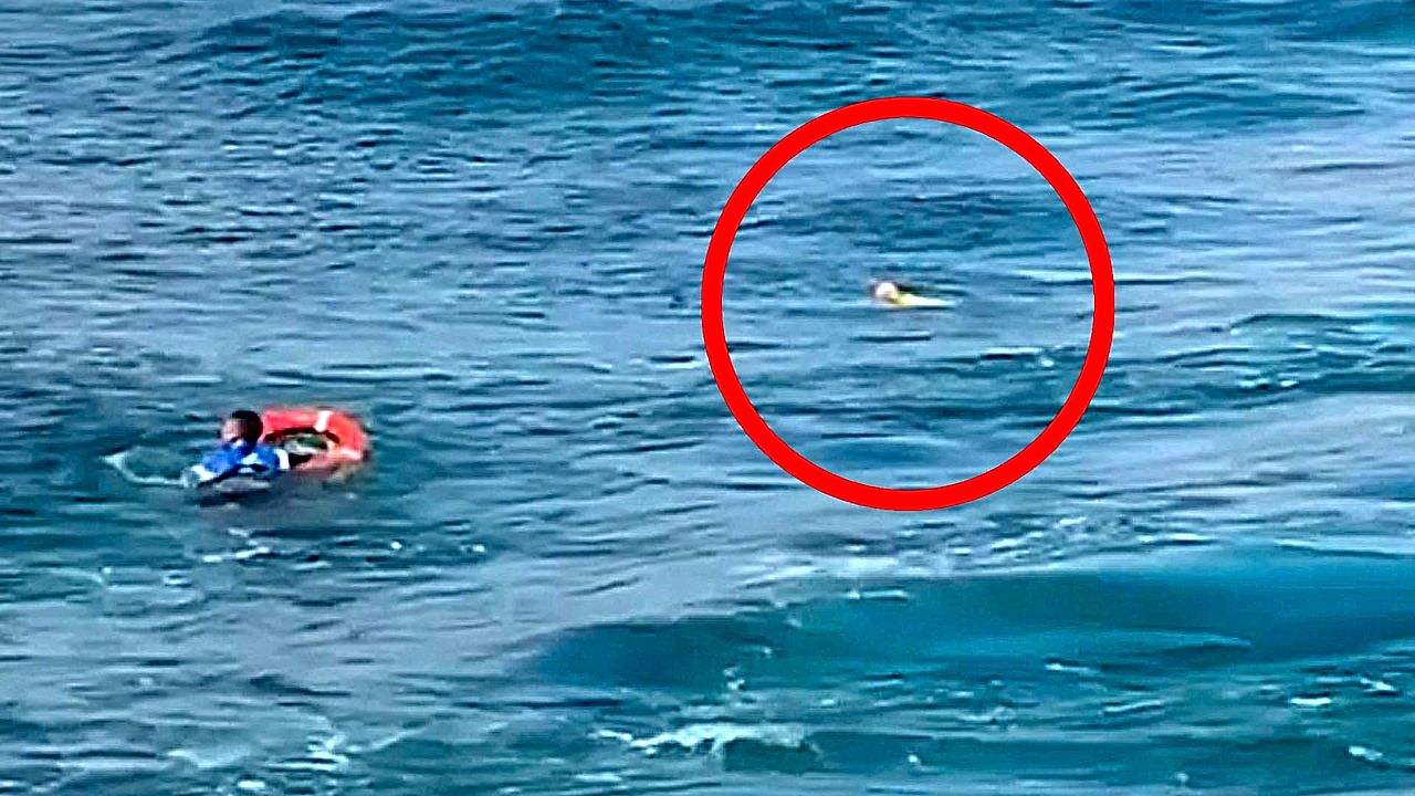 Hero captain leaps into rough sea to rescue tourist who fell overboard