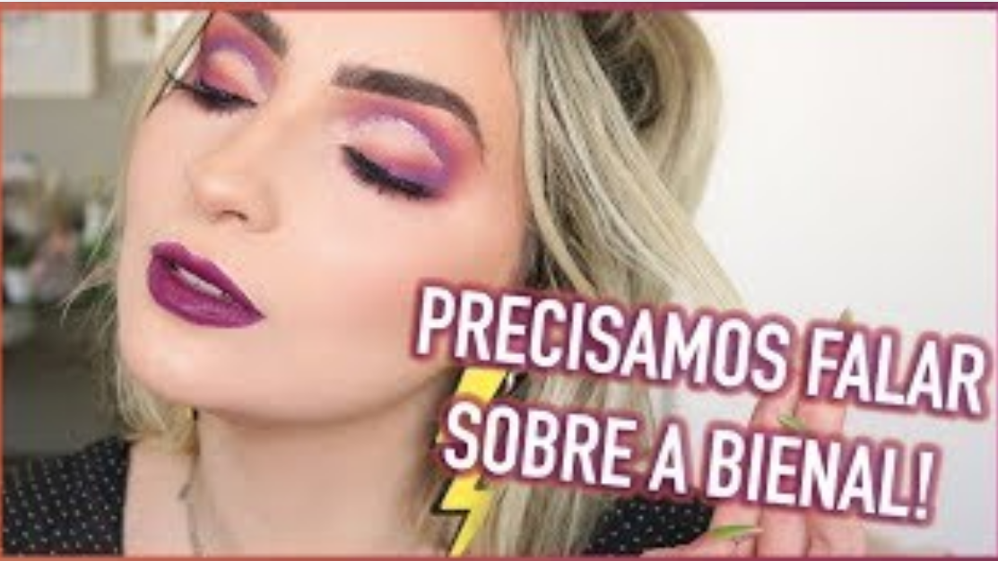 O tutorial de cut crease mara durante um bate papo