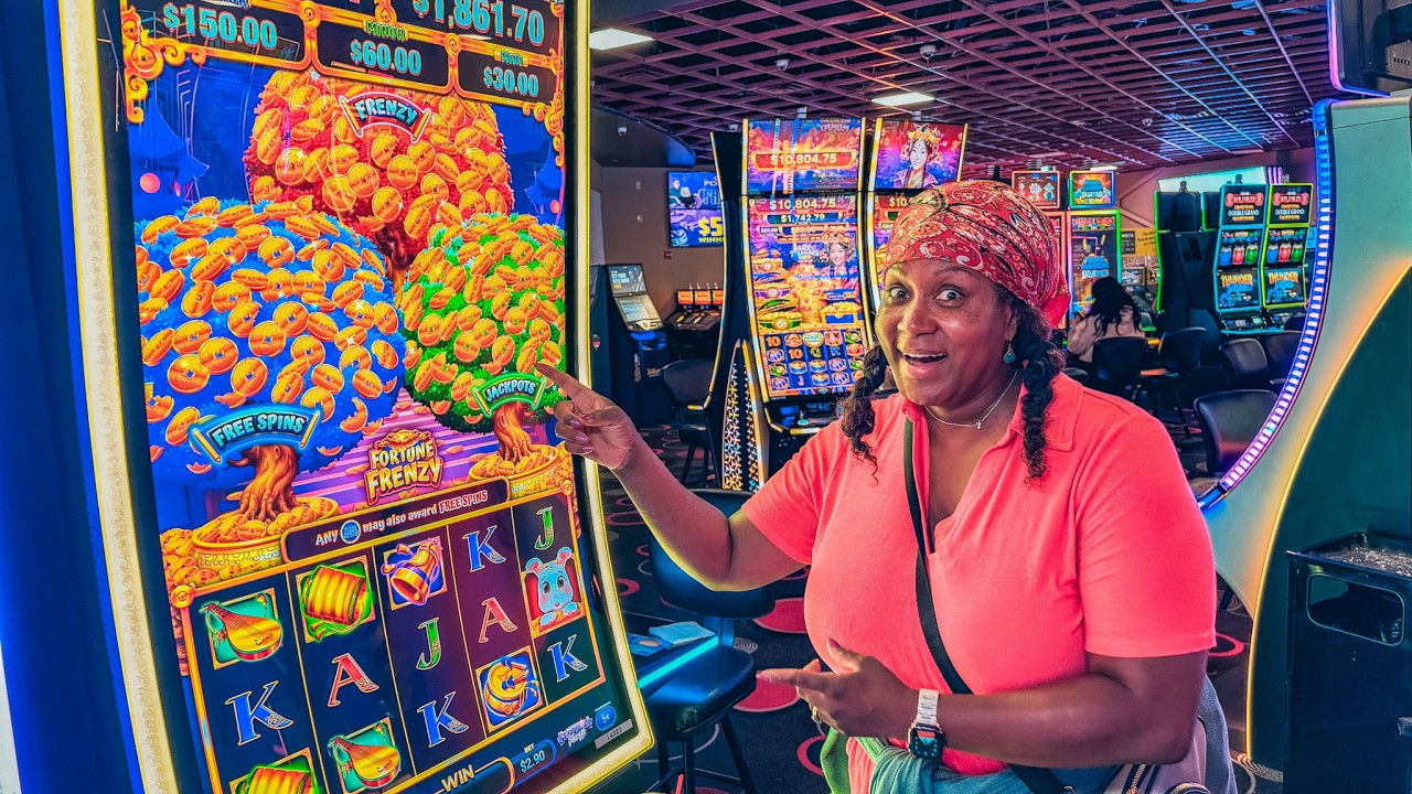 I hit big on this Fortune Frenzy slot machine