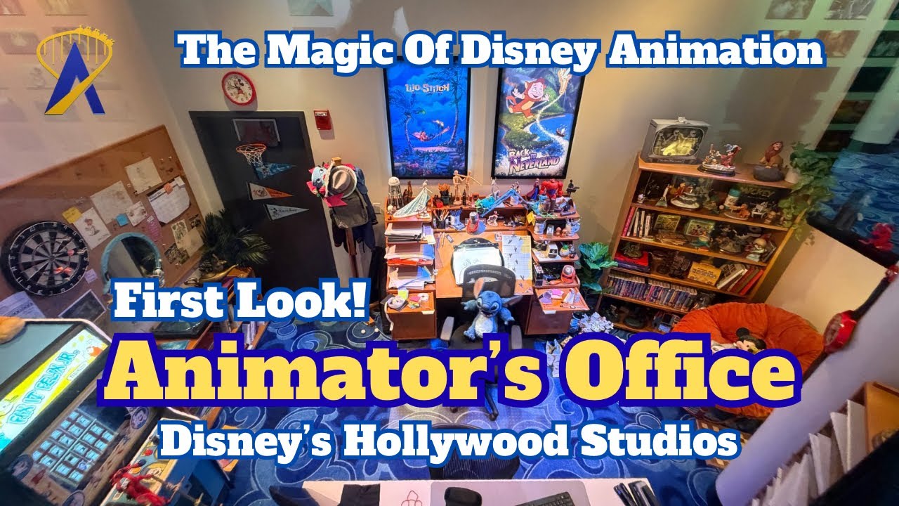 First look animator's office inside the magic of Disney Animation ...