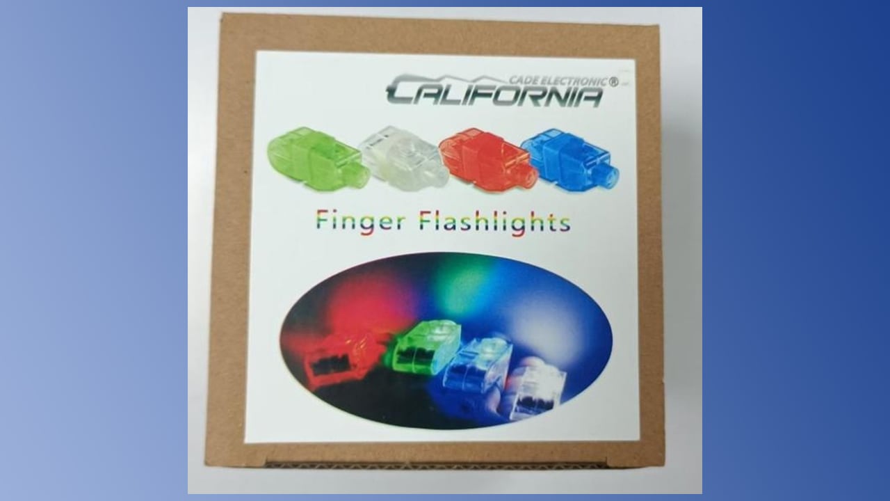 Recall alert: Finger light toys recalled because children can access ...