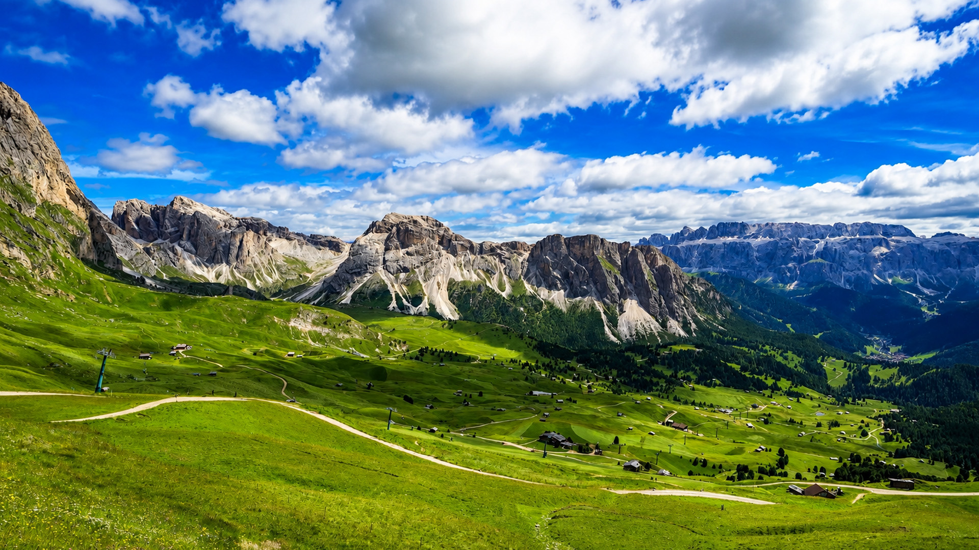 Seceda Dolomites hike above Val Gardena Italy (4K)