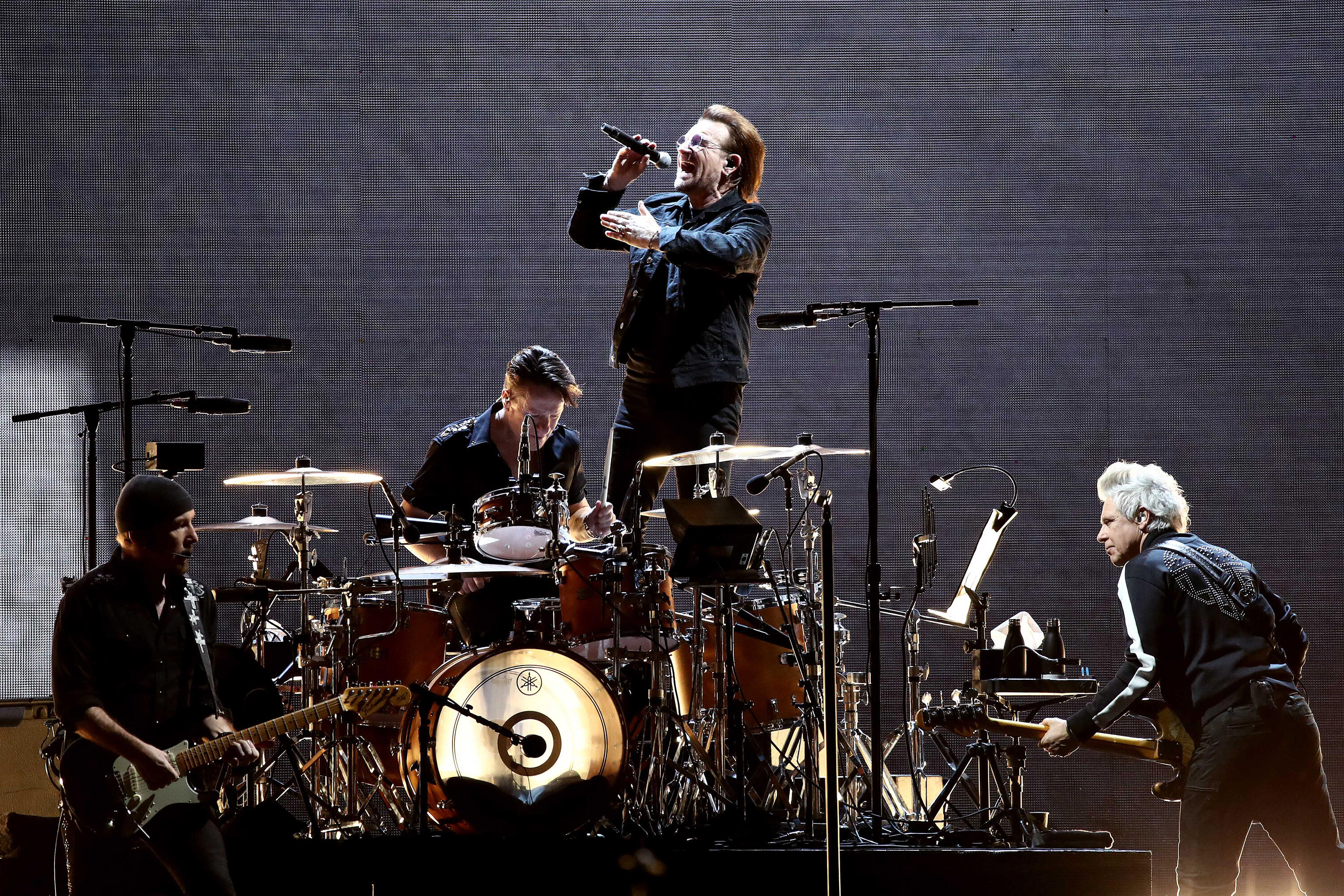U2 will be honored as the 2027 MusiCares persons of the year at all ...